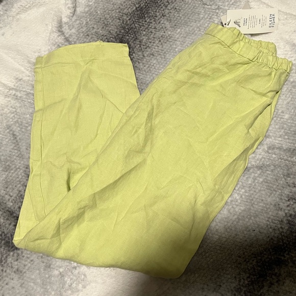 Eileen Fisher Capri Linen Pants - Picture 1 of 7